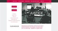 Desktop Screenshot of equaljusticecenter.org